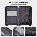 TravelMate – Suitcase with USB & Front Lid