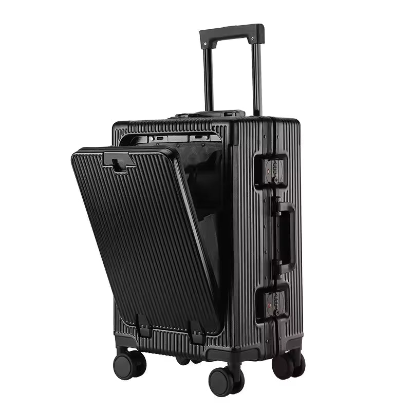 TravelMate – Suitcase with USB & Front Lid